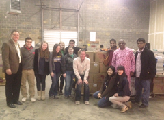 Norm Linnell, Inno Anoliefo, Brad Mattson, BFA  Development & Operations Officer, and GA Tech Volunteers