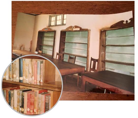 The Jinja town library as Tom saw it in 1988