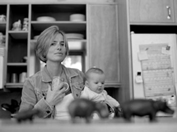 Author Alexandra Fuller and her daughter.