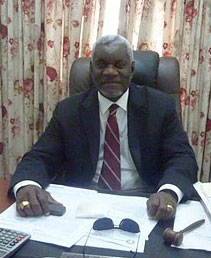 Dean David Jallah, Grimes Law School, University of Liberia. The very first BFA Law & Democracy Initiative core law library was sent to the Grimes Law School library in 2009.