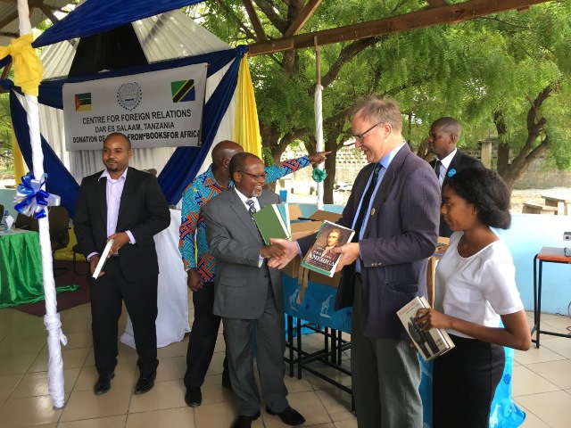 At the Centre for Foreign Relations in Dar es Salaam